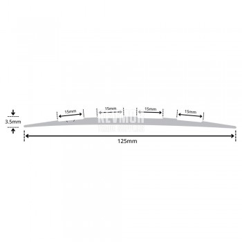 SFS125 GT - Expansion Joint Cover Trim 125mm