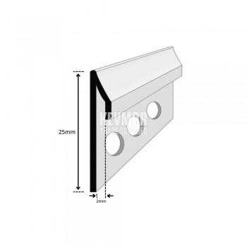 SFS002 - Aluminium Wall Cove Trim 2mm