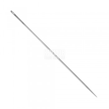 Needle 16"x12g Single Round Point Straight