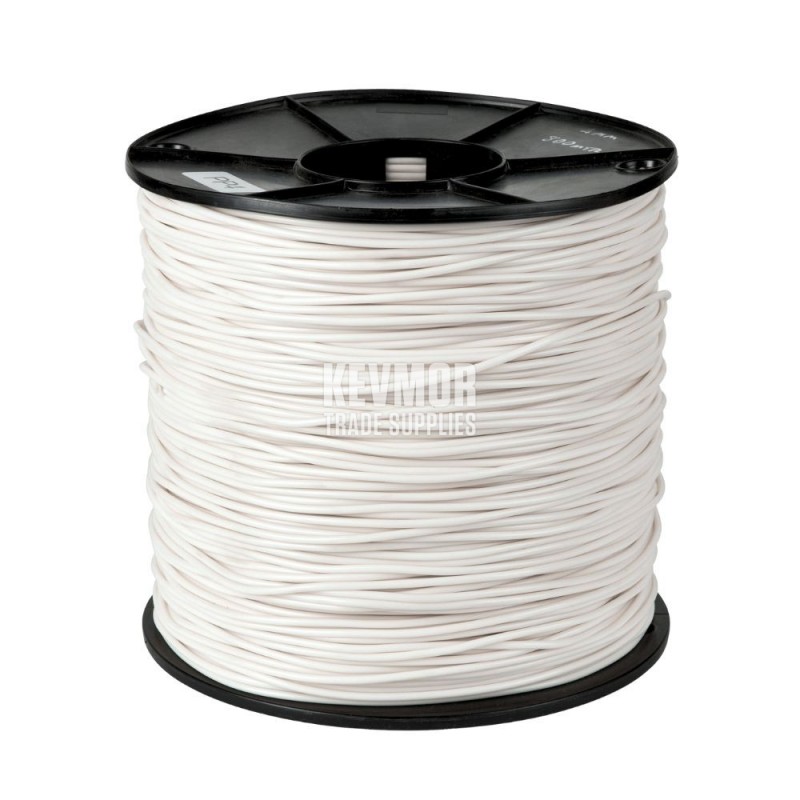 4mm Plastic Piping Cord White