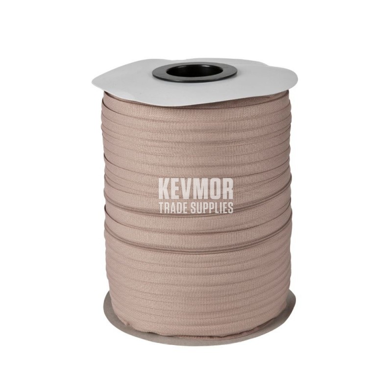 Zip No.4 Beige Continuous Chain 200m roll