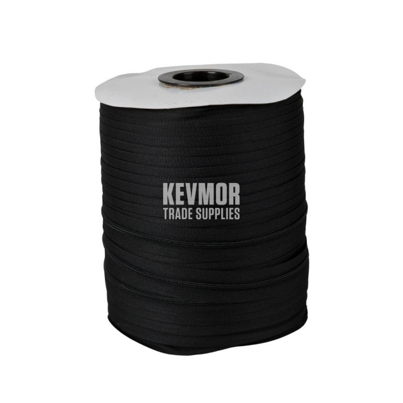 Zip No.4 Black Continuous Chain 200m roll