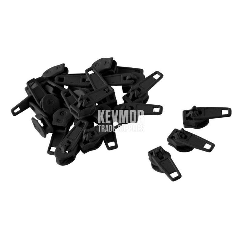 Sliders No4 Black Pinlock 400pcs - Kevmor