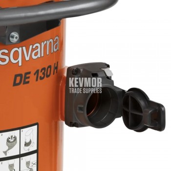 Husqvarna DE 130 H High Power HEPA Dust Extractor - Hose Connection