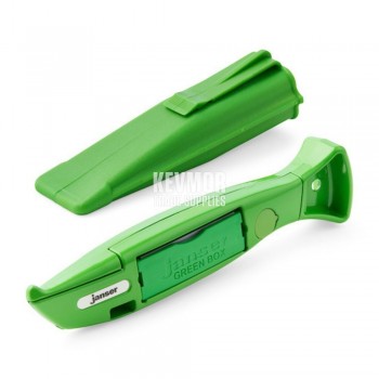 Janser Green Knife With 20 Straight Blades