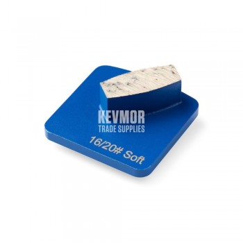 16/20 Grit Redilock Single Coffin Soft Bond Blue