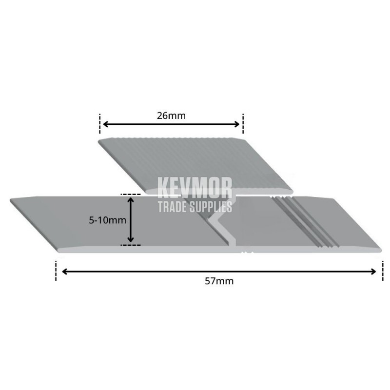 SFS-328 - Double Z Junior Expansion Matt Silver 3.3m