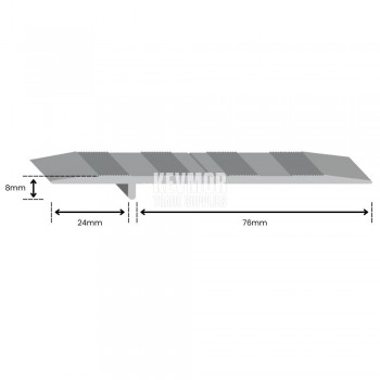 SFS105S - Aluminium Construction Joint Cover 3.66m - Profile