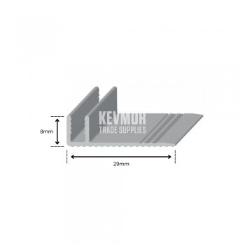 SFS7108 Pinless Multi Purpose Bar - Aluminium - Profile