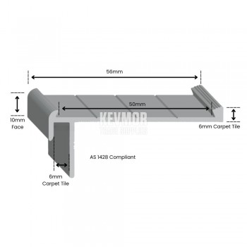 SFS204 Carpet Tile Nosing - Profile