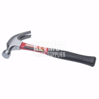 Hammer Claw 20oz Fibreglass Handle with Rubber Grip