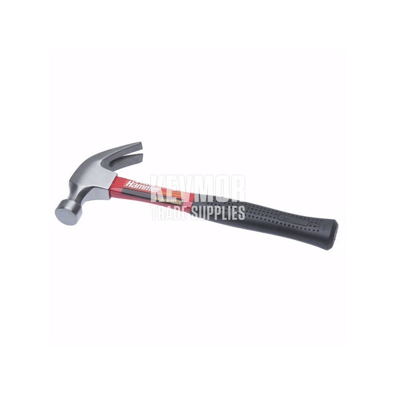 Hammer Claw 20oz Fibreglass Handle with Rubber Grip