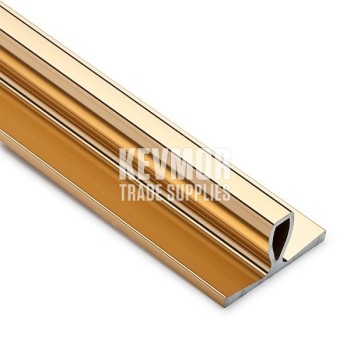 1m Safety Straight Edge - Gold - Aluminium