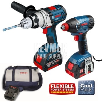 Bosch 18V HD-DBX 2 Piece Combo Drill-Driver/Wrench
