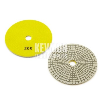 5" Honeycomb Polishing Pad 200 Grit - Trade Series DARK YELLOW Diamond