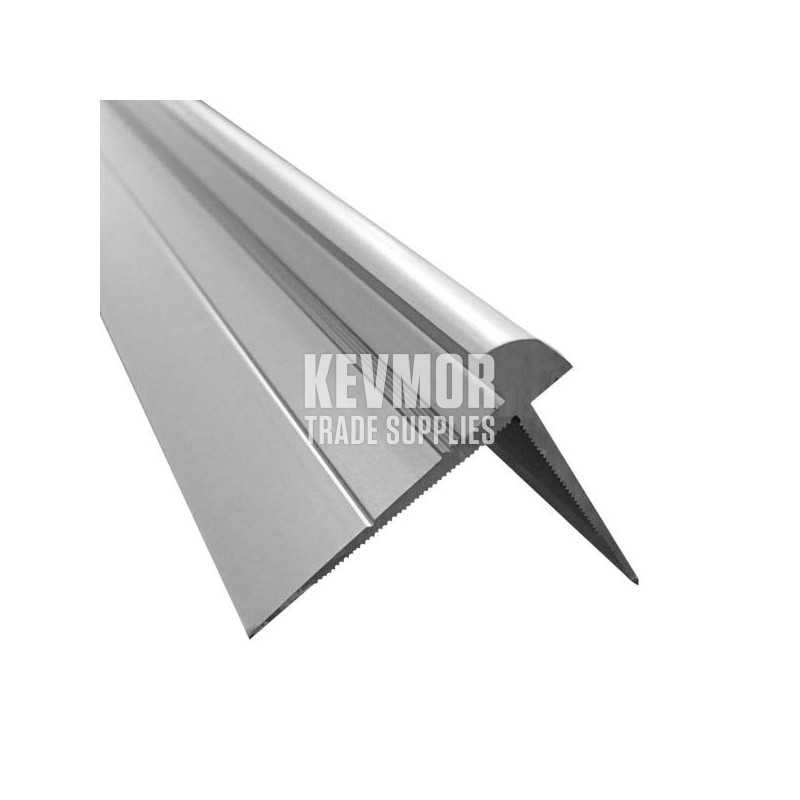 SFS955S Carpet Tile / Plank Stair Nosing 6mm Silver Kevmor