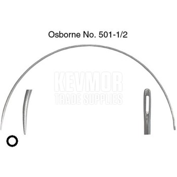Needle Round Point Curved 3.5" long 17 gauge        501-1/2-3-1/2    CS Osborne