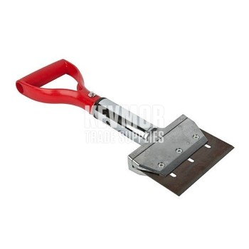 Universal Flooring Solutions 1916 6in Extendable Scraper with Red Spade Handle