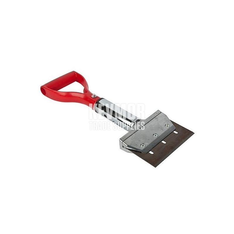 Universal Flooring Solutions 1916 6in Extendable Scraper with Red Spade Handle