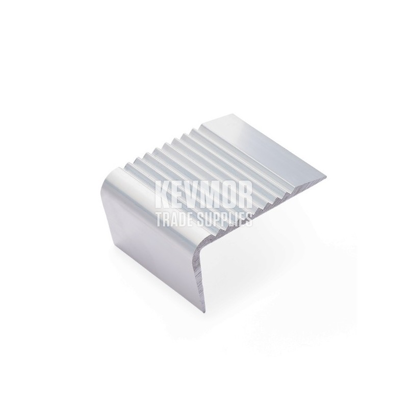 ITX290S - Stair Nosing Silver 3.66m x 65mm - No Insert