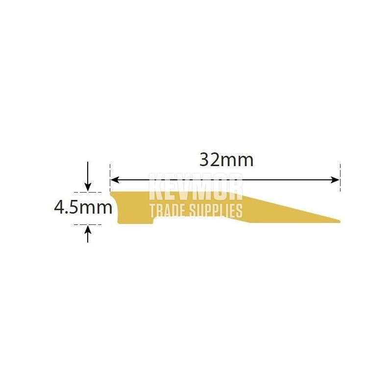 SFSB32 RS - Reducer Strip 4.5mm Brass