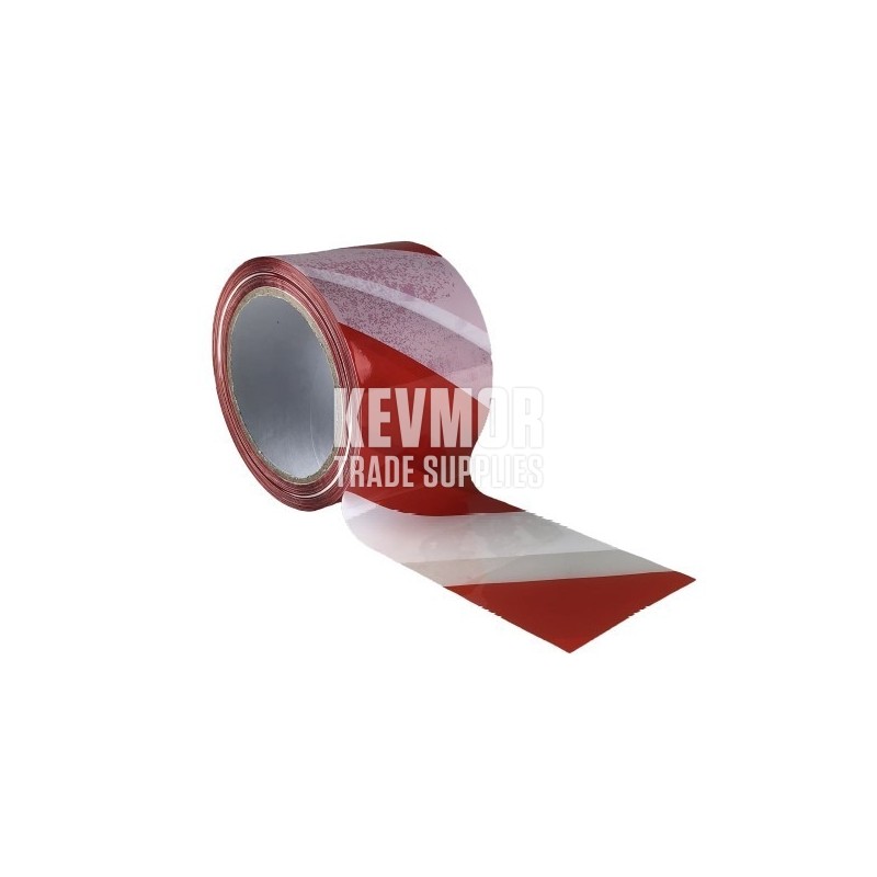 Stylus Barricade 72mm Tape Red/White - Non Adhesive