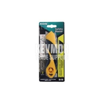 KDS EVO Retractable Safety Knife in safety Yellow