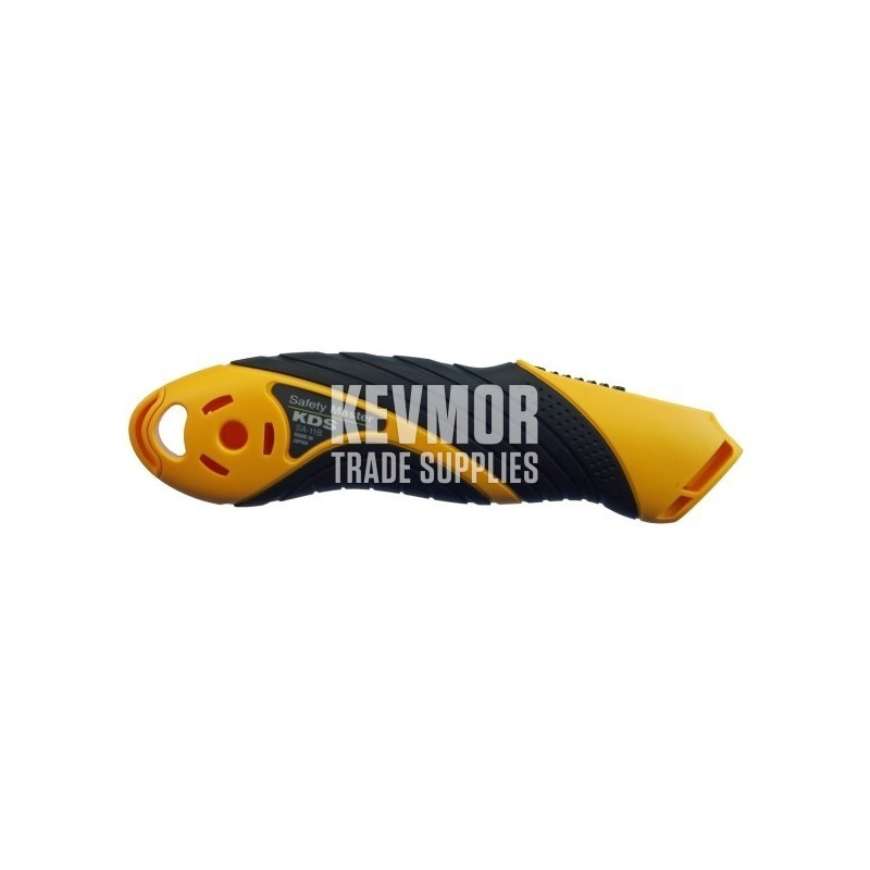 KDS EVO Retractable Safety Knife in safety Yellow