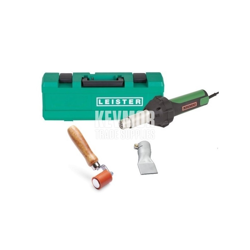 Tarpaulin Welding Kit (Hot Air Plastic Welder, Wide Nozzle & Pressure Roller)