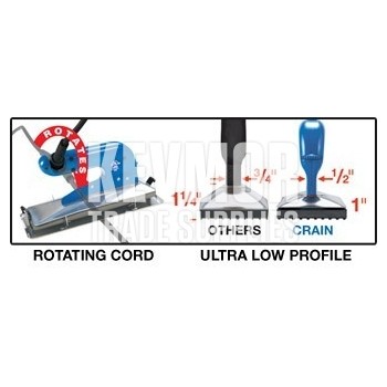 Crain Carpet  Seaming Iron with low and narrow profile handle 
