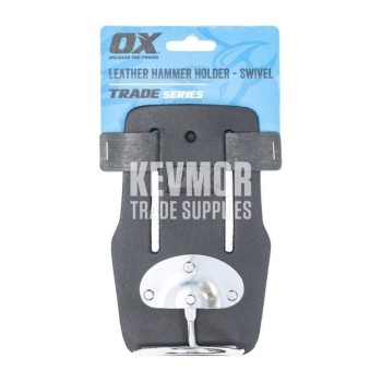 OX Professional Black Leather Hammer Swivel Holder