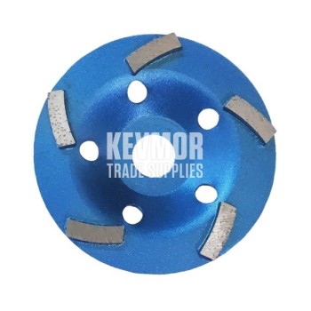 Multiplate 125mm Blue Cup Wheel - 5 segment
