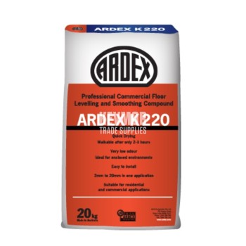 K220 Levelling/smoothing Compounds 20kg - ARDEX 23240