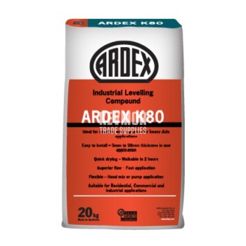 Ardex K80 Rapid Industrial Levelling Compound 20kg