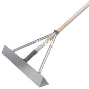 Kraft 36" Magnesium Tri Level Placer Head With Wooden Handle - CC934